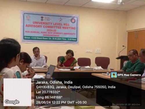 Attended Advisory committee meeting for NSS BUREAU of Ramadevi Women's University 
