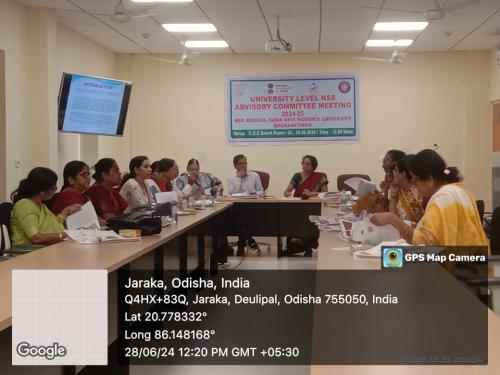 Attended Advisory committee meeting for NSS BUREAU of Ramadevi Women's University 